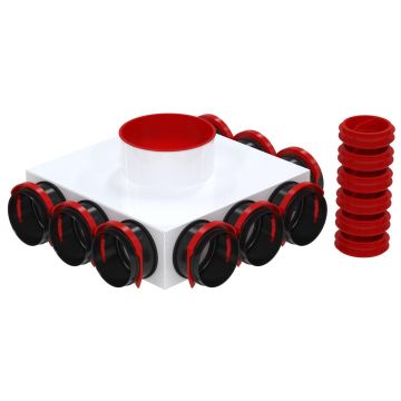 Verdeelunit Zehnder ComfoFresh CT350 Ø160mm | 6x Ø90 mm