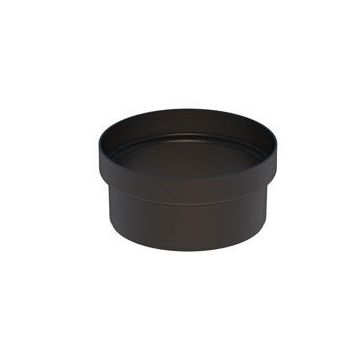 Verloop geïsoleerd Ubbink Aerfoam 200(F)-180(M) | Zwart