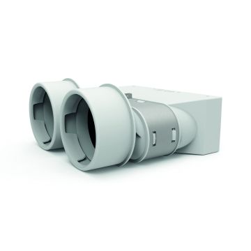 Verloop UfP+ | 220x80mm | 2xØ90