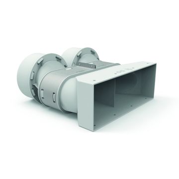 Verloop UfP+ | 220x80mm | 2xØ90