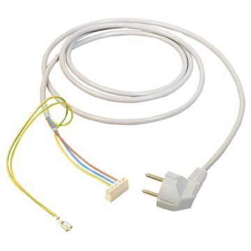 Voedingskabel+randaarde stekker Itho HRU 300 | 225 cm