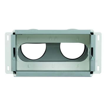 Wandcollector Vent-Axia | 2xØ90mm | Achter