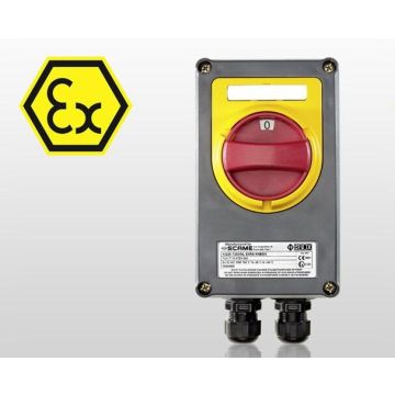 Werkschakelaar Orcon WS-33-EX | Explosieveilig | 3-polig